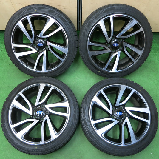 *送料無料* 4本価格★スバル レヴォーグ 純正 225/45R18 スタッドレス ブリヂストン ブリザック REVO GZ PCD114.3/5H★4052312イス