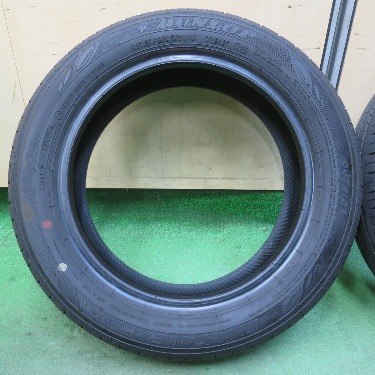 バリ溝！25年！ほぼ10分★155/65R14 ダンロップ エナセーブ EC300+ タイヤ 14インチ デリカミニ タント スペーシア ムーヴ N-BOX 等★6011507イノタ