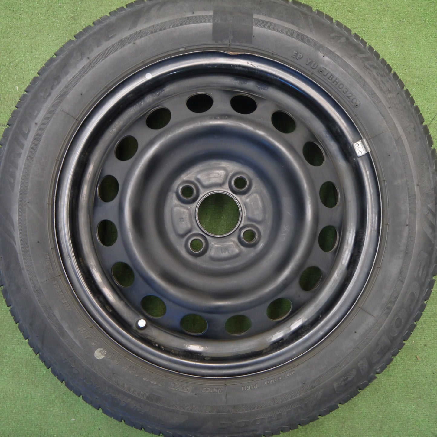 4本価格★175/65R15 ブリヂストン エコピア NH100C スチール ホイール 15インチ PCD100/4H★6033003Hノ