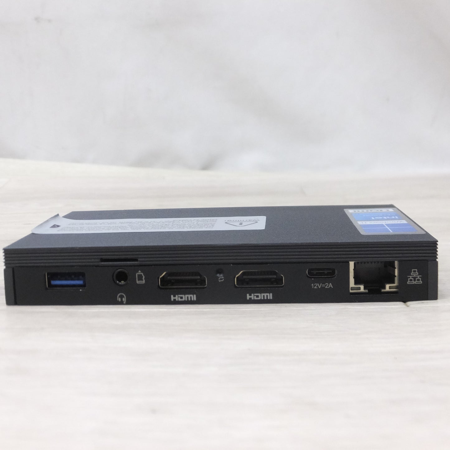 [送料無料] ◆MeLE ファンレス ミニ PC Quieter 3Q 81E N5105 Intel RAM 8GB HDD 128GB Win11 Pro 64bit 電源アダプター 付き (4)◆