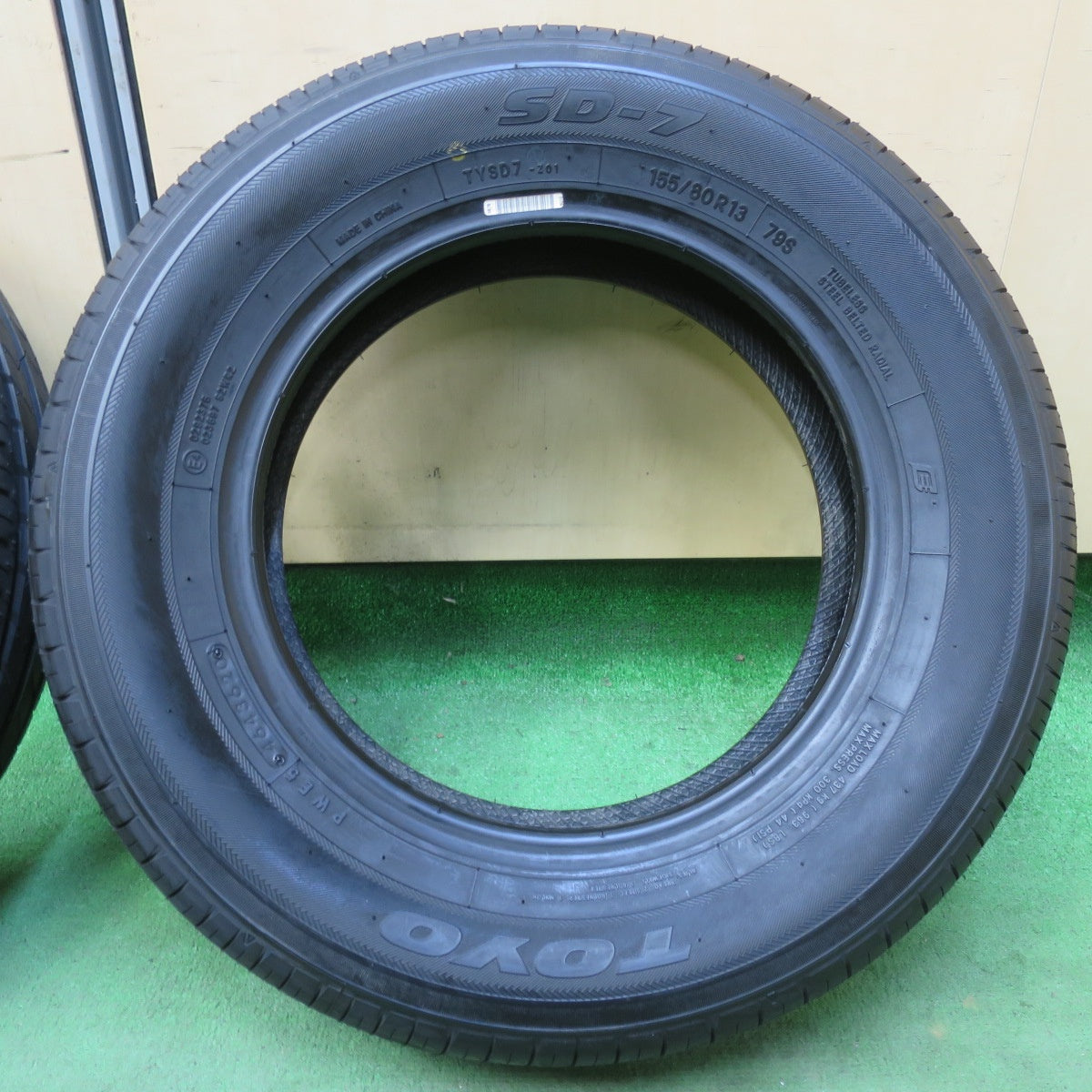 未使用★155/80R13 トーヨー SD-7 タイヤ 13インチ ヴィッツ カローラ パッソ Kei 等★5100402イノタ