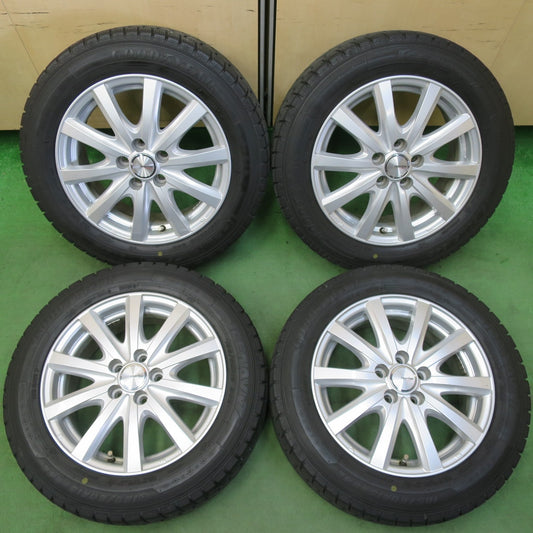 バリ溝！キレイ！9分★シエンタ 等 185/60R15 スタッドレス グッドイヤー アイスナビ7 ravrion RS01 ラブリオン 15インチ PCD100/5H★5050511イス