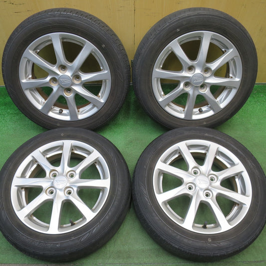 4本価格★ダイハツ タント ムーヴ 等 純正 155/65R14 ダンロップ EC202 14インチ PCD100/4H★6051811NJノ
