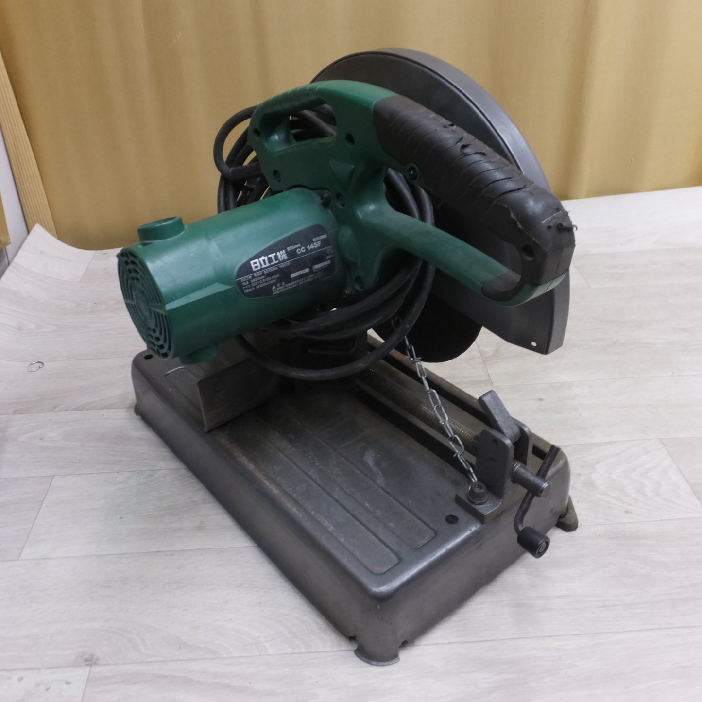 [送料無料] ◆日立工機 355mm 高速 切断機 100V CC14SF 養生版付き 電動 工具◆