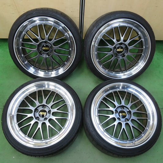 バリ溝！22年！9分★BBS LM289 LM186 245/35R20 ニットー NT555 G2 20インチ PCD114.3/5H★5100501IMノ