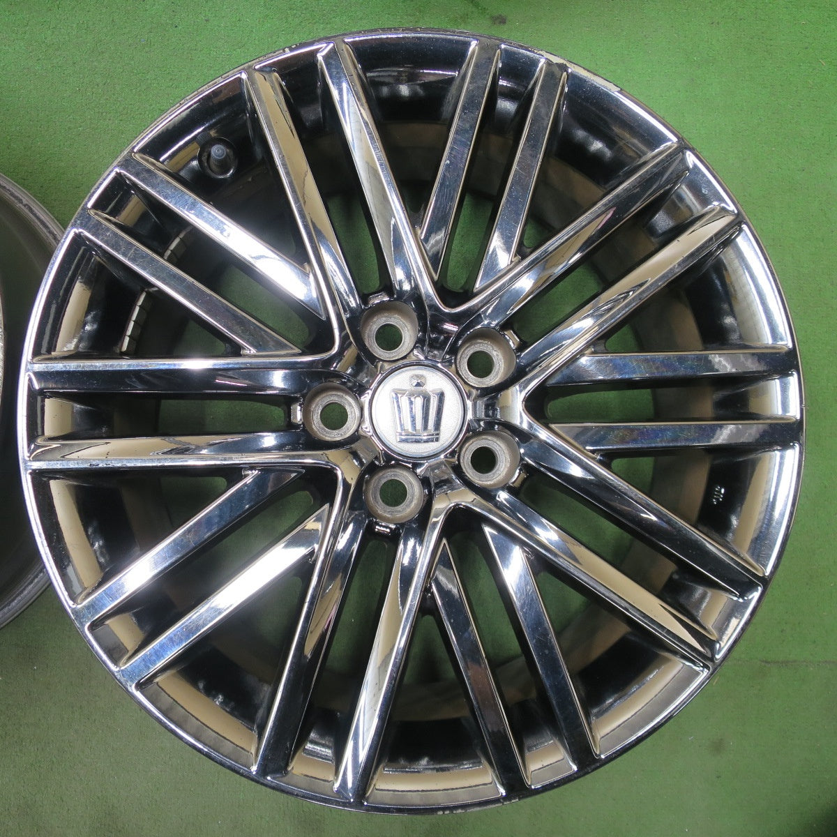 4本価格★トヨタ 210系 クラウン アスリート 純正 ホイール 18インチ 18×8J PCD114.3/5H★6070701NGホ