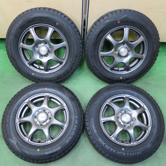 バリ溝！22年！9分★スタッドレス 145/80R13 ダンロップ ウインターマックス WM02 E sprine 13インチ PCD100/4H★5042608イス