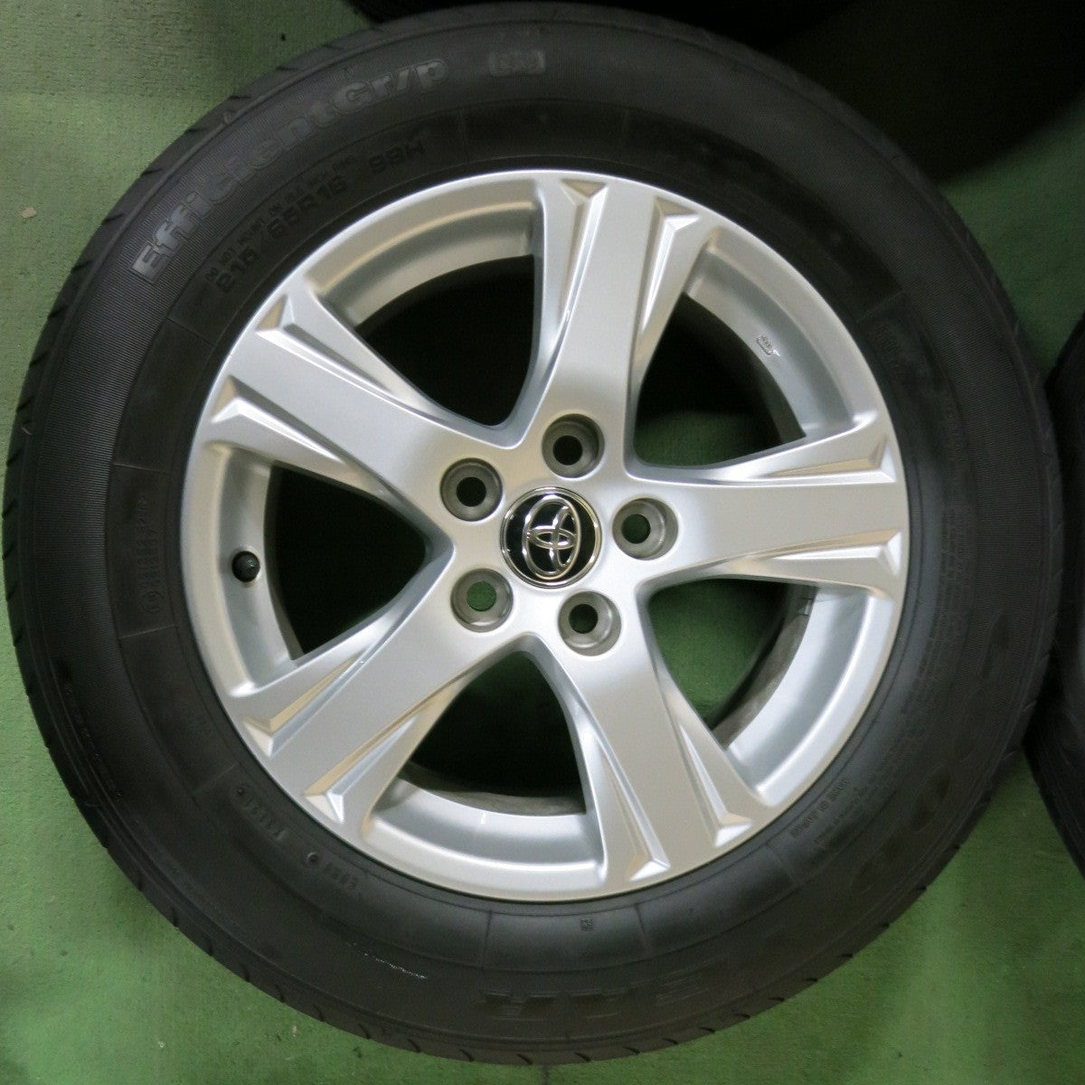 4本価格！21年★トヨタ 30系 アルファード ヴェルファイア 純正 215/65R16 グッドイヤー EfficientGrip 16インチ PCD114.3/5H★5050210SYノ