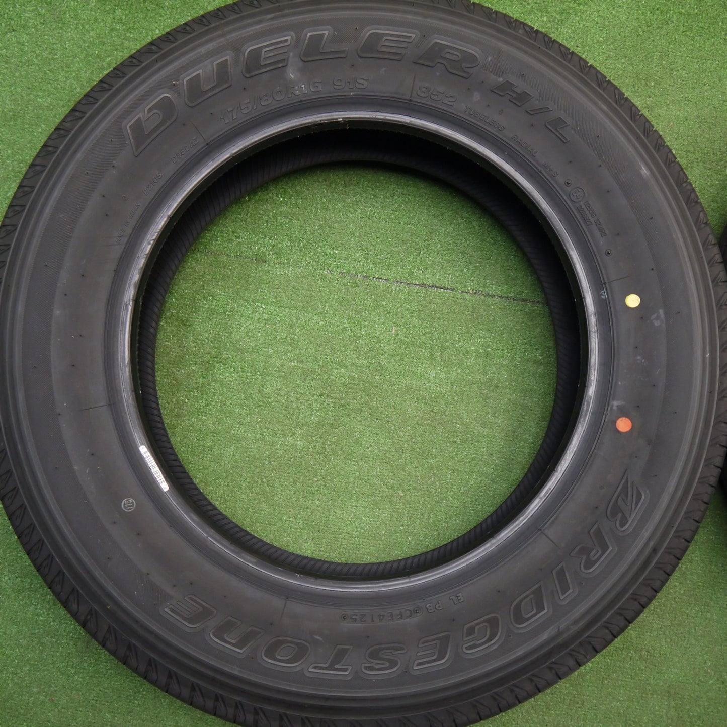 新車外し！25年★ジムニー 等 175/80R16 ブリヂストン デューラー H/L 852 タイヤ 16インチ★5121201Hノタ