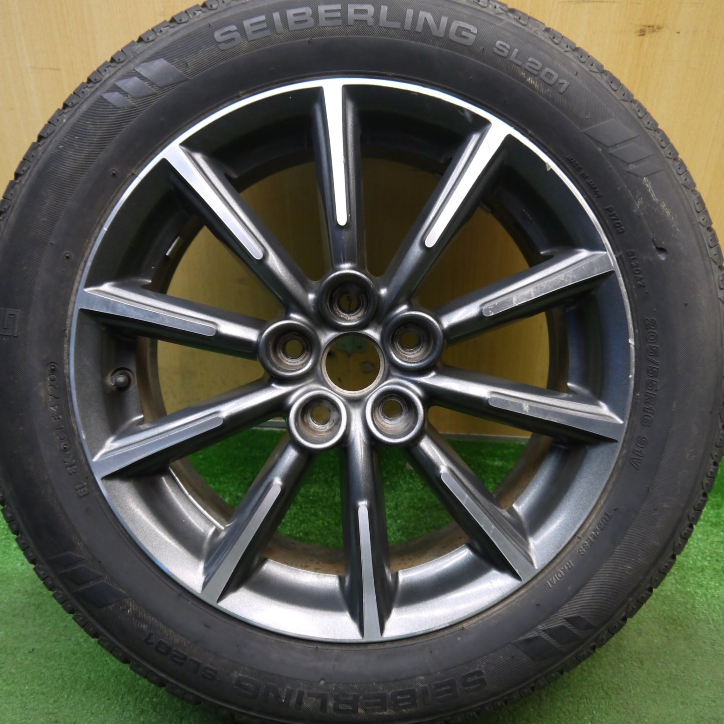1本価格★トヨタ ZN6 86 スバル BRZ 純正 205/55R16 セイバーリング SL201 16インチ PCD100/5H★6020304Hノ