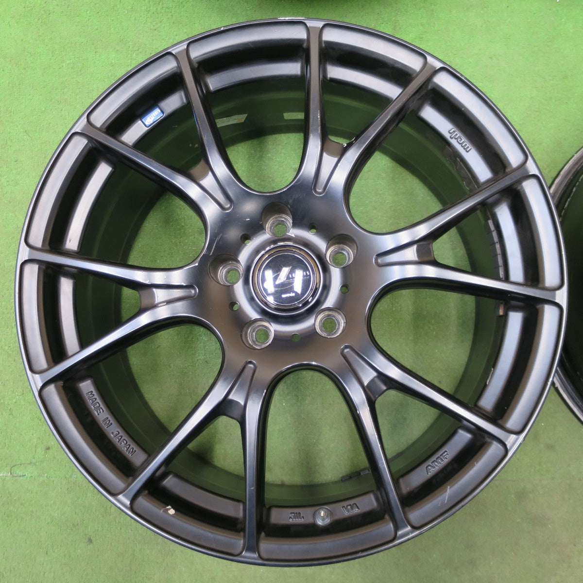 4本価格★LEONIS NAVIA 02 AMF weds 18インチ ホイール レオニス ナヴィア02 ウェッズ 18×8J PCD114.3/5H★6031004NGホ