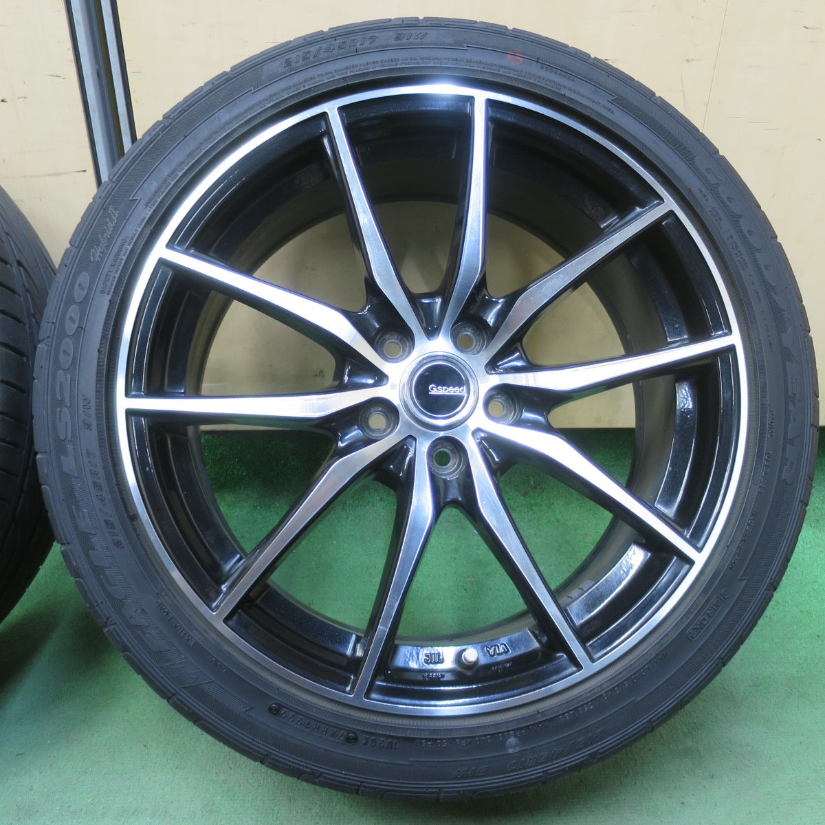 キレイ！22年★プリウス 等 215/45R17 グッドイヤー イーグル LS2000 hybridⅡ G.speed Gスピード 17インチ PCD100/5H★6041103イノ