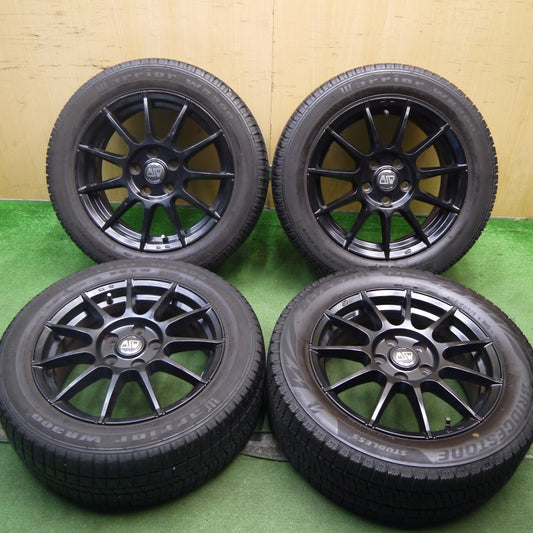 バリ溝！23年！9分★MINI ミニ 等 MSW 85 O・Z 205/55R16 スタッドレス ウォーリアー WR300 ブリヂストン ブリザック VRX2 16インチ OZ PCD112/5H★5070810Hス