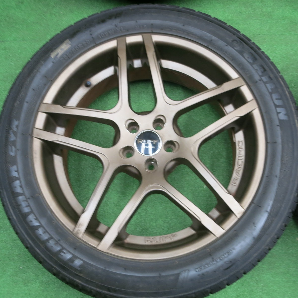 バリ溝！9.5分★ボルボ 等 RUFF RACING 255/50R20 サイルン TERRAMAX CVR ルフ レーシング 20インチ PCD108/5H★6021503NKノ