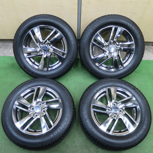 バリ溝！25年！9.5分★日産 ノート ライダー 純正 AUTECH ENKEI 185/65R15 ギスラベッド ULTRA SPEED2 15インチ オーテック エンケイ PCD100/4H★6042703TTス