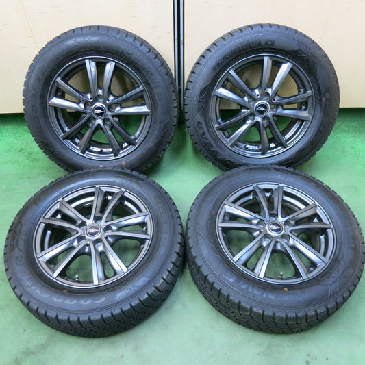 超バリ溝！キレイ！ほぼ10分★プリウス 等 195/65R15 スタッドレス グッドイヤー アイスナビ6 NIRVANA NV ニルバーナ ニルヴァーナ 15インチ PCD100/5H★5082604SKス