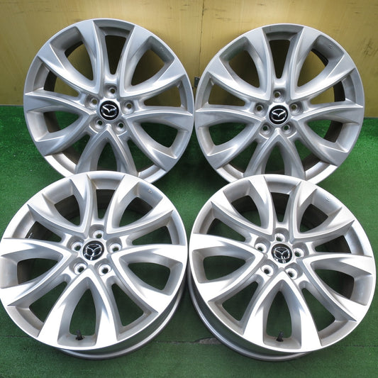 [送料無料] ほぼ新車外し★マツダ CX-5 純正 ホイール 19インチ 19×7J CX5 PCD114.3/5H★5031109Hホ