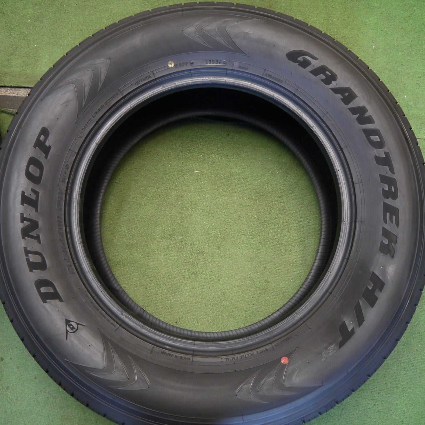 新車外し！26年◎265/65R18 ダンロップ グラントレック H/T 31 タイヤ 18インチ ランクル 250 300 等◎6080502Hノタ