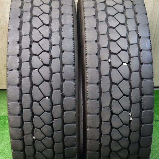 2本価格！22年★トラック タイヤ 265/70R19.5 140/138J ブリヂストン エコピア M801Ⅱ ミックス オールシーズン 19.5インチ★5060904KKノタ