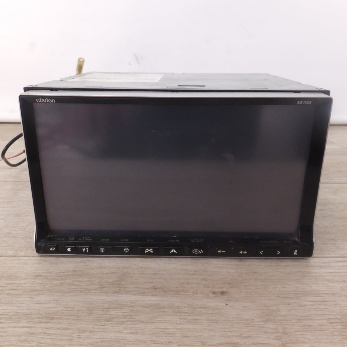 [送料無料] 現状品★クラリオン clarion ワイド7型 HDD AV-Naviシステム NX708(38★