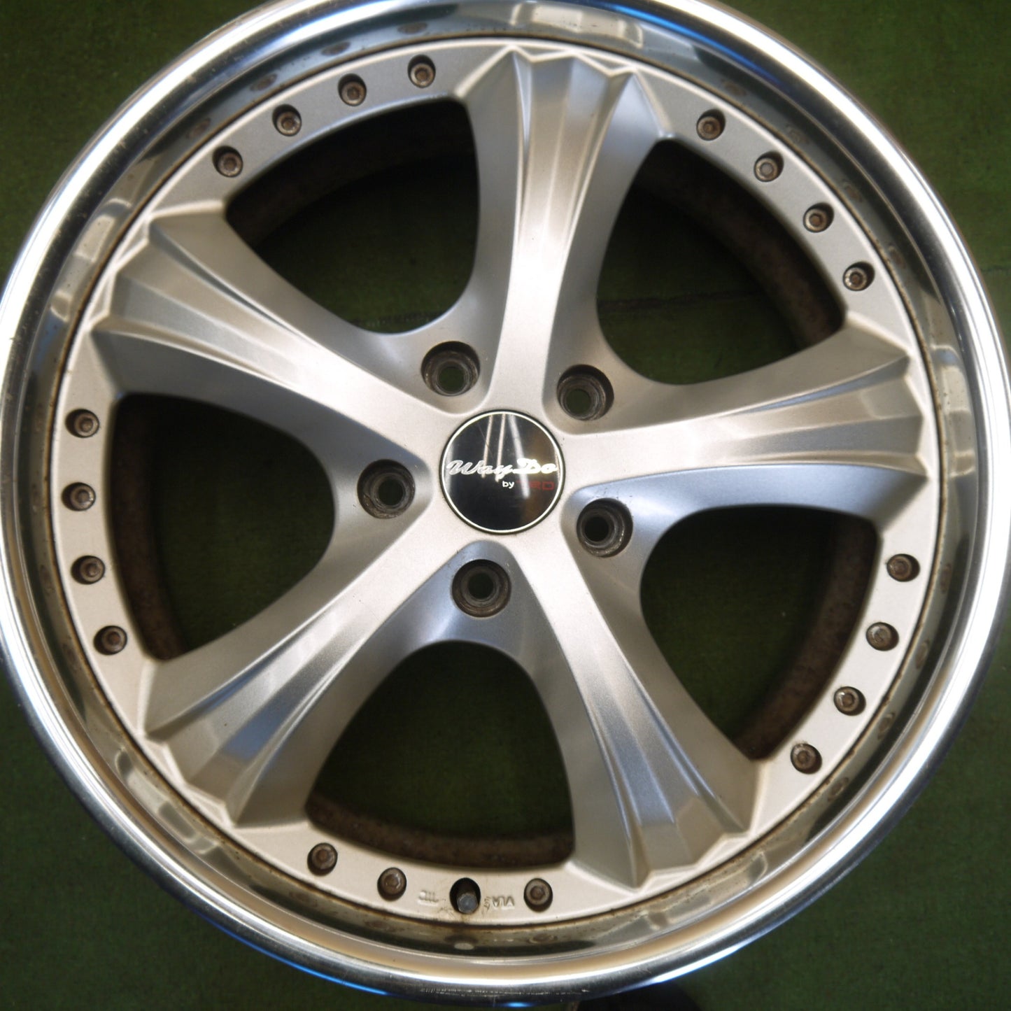 4本価格★WayDo TRD 18インチ ホイール 18×7.5J PCD114.3/5H★6061911Hホ