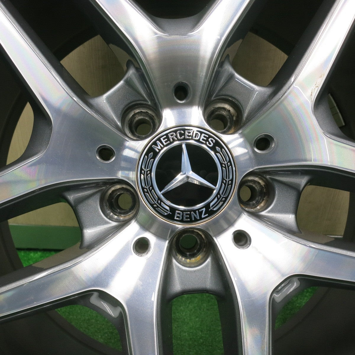 [送料無料] バリ溝！21年！キレイ！9.5分★ベンツ Sクラス W222 純正 AMG 245/45R19 275/40R19 ブリヂストン ポテンザ S001 19インチ PCD112/5H★4111902TNノ