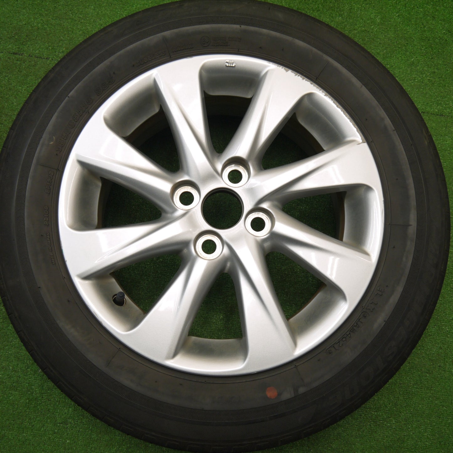 キレイ！21年★トヨタ アクア 純正 185/65R15 ブリヂストン エコピア EP150 15インチ PCD100/4H★5110703Hノ