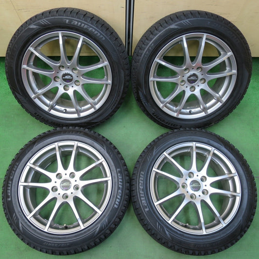 バリ溝！22年！キレイ！9.5分以上★スタッドレス 215/55R17 ラウフェン I FIT IZ SCHNEIDER シュナイダー 17インチ PCD114.3/5H★5011605イス
