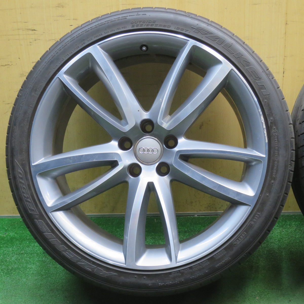 4本価格◎アウディ A8 S8 純正 265/35R20 ファルケン アゼニス FK510 20インチ PCD112/5H◎6061703NJノ