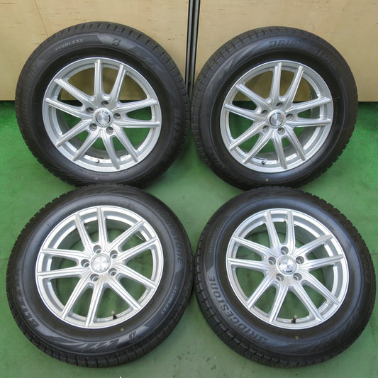 バリ溝！24年！キレイ！ほぼ10分★スタッドレス 225/60R17 ブリヂストン ブリザック VRX2 ECO FORME エコフォルム 17インチ PCD114.3/5H★5090902イス