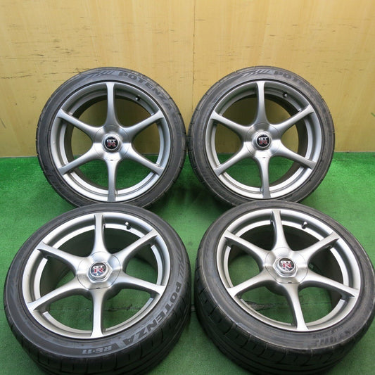 キレイ★日産 GT-R R34 純正 245/40R18 ブリヂストン ポテンザ RE-11 18インチ GTR PCD114.3/5H★5052303AKノ