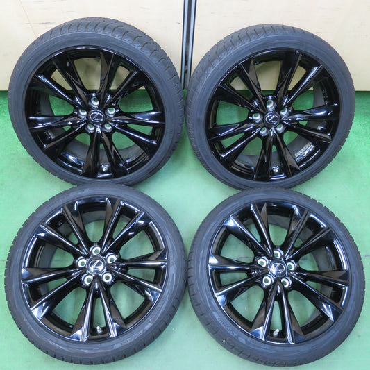 [送料無料] センサー付！バリ溝！21年！キレイ！9.5分★レクサス ES Fスポーツ 純正 235/40R19 スタッドレス ヨコハマ アイスガード iG70 19インチ PCD114.3/5H★5032808イス
