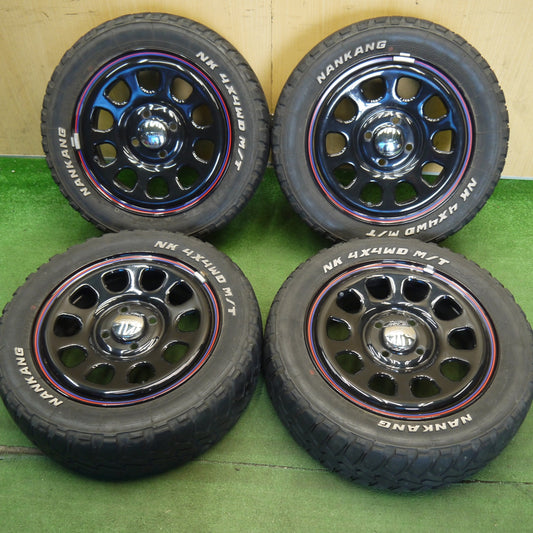 キレイ★165/65R14 ナンカン NK 4X4WD M/T FT-9 DAYTONA デイトナ スチール 14インチ PCD100/4H★6060905Hノ