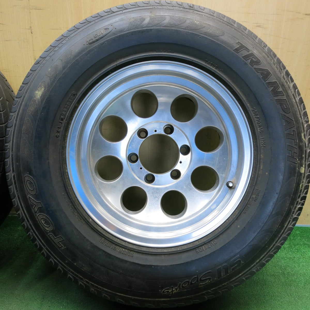 4本価格◎ミッキートンプソン MT-058 265/70R16 トーヨー トランパス SU Sports 16インチ PCD139.7/6H◎6061411HAノ