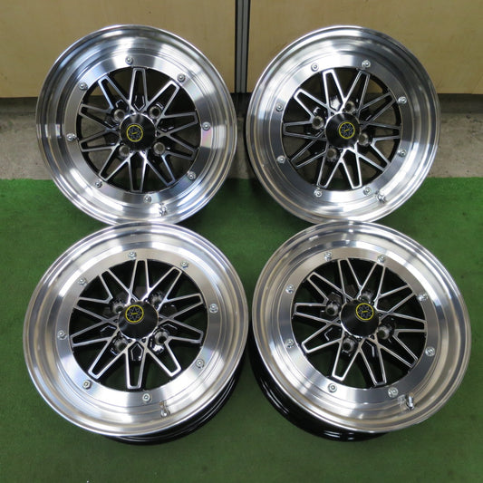 ほぼ未使用！美品★STAR SHARK Ⅱ 復刻版 14インチ スターシャーク 2 ホイール 14×6JJ PCD100/4H★6042201NGホ