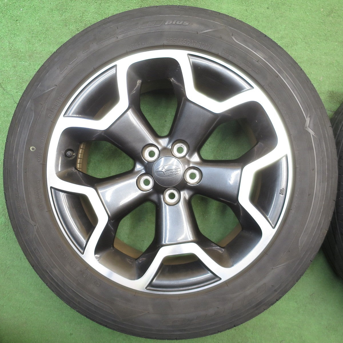 4本価格！22年★スバル XV 純正 225/55R17 ニットー NT830 プラス 17インチ PCD100/5H★6042903NJノ