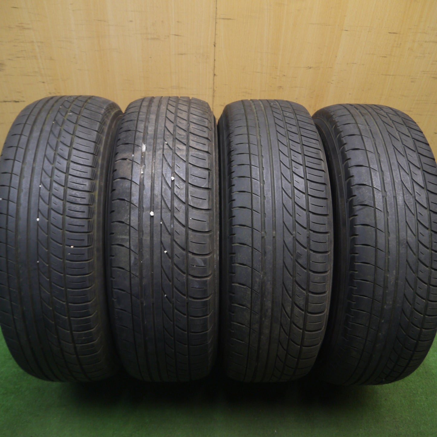 [送料無料] 4本価格★トヨタ 100系 ハイエース 純正 メッキ スチール 215/70R15 ヨコハマ DNA Map ES340 15インチ PCD139.7/6H★5021803Hノ