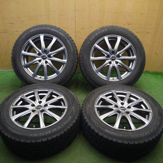 バリ溝 21年★スタッドレス 215/60R17 ダンロップ ウインターマックス WM02 EuroSpeed PCD114.3/5H★4021612Hス