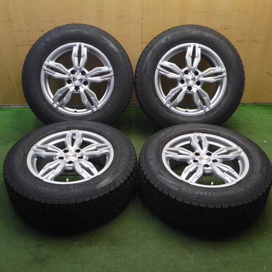 バリ溝 20年 キレイ 9.5分★ベンツ等 EUROBAHN 235/65R17 スタッドレス グッドイヤー アイスナビ SUV PCD112/5H★4012703クス