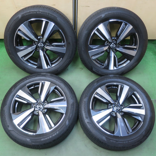 バリ溝！24年！キレイ！ほぼ10分◎日産 T33 エクストレイル 純正 235/55R19 ハンコック ベンタス S1 evo3 SUV 19インチ PCD114.3/5H◎6080504IMノ