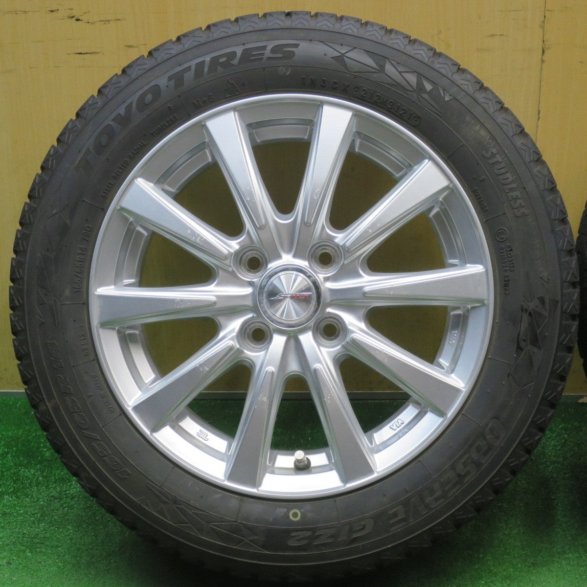バリ溝！9.5分★スタッドレス 165/65R14 トーヨー オブザーブ GIZ2 JOKER ジョーカー 14インチ PCD100/4H★6050802NJス