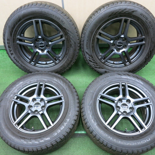 バリ溝！21年！9.5分★スタッドレス 205/65R15 ノキアン ハッカペリッタ R3 Eurodesign ユーロデザイン PCD100/5H★4040309NJス