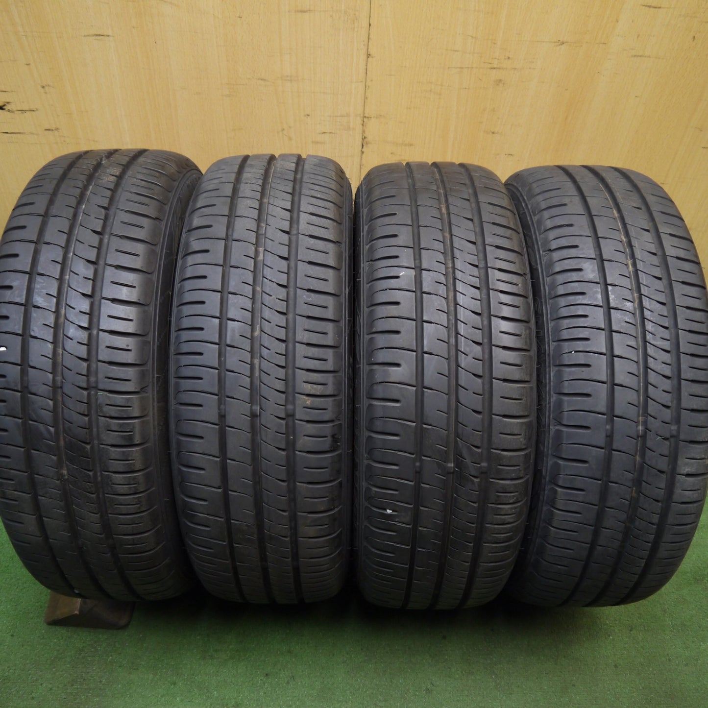 バリ溝！9.5分★185/55R15 ダンロップ エナセーブ EC204 FINAL MIND ファイナル マインド 15インチ PCD100/4H★5072803Hノ
