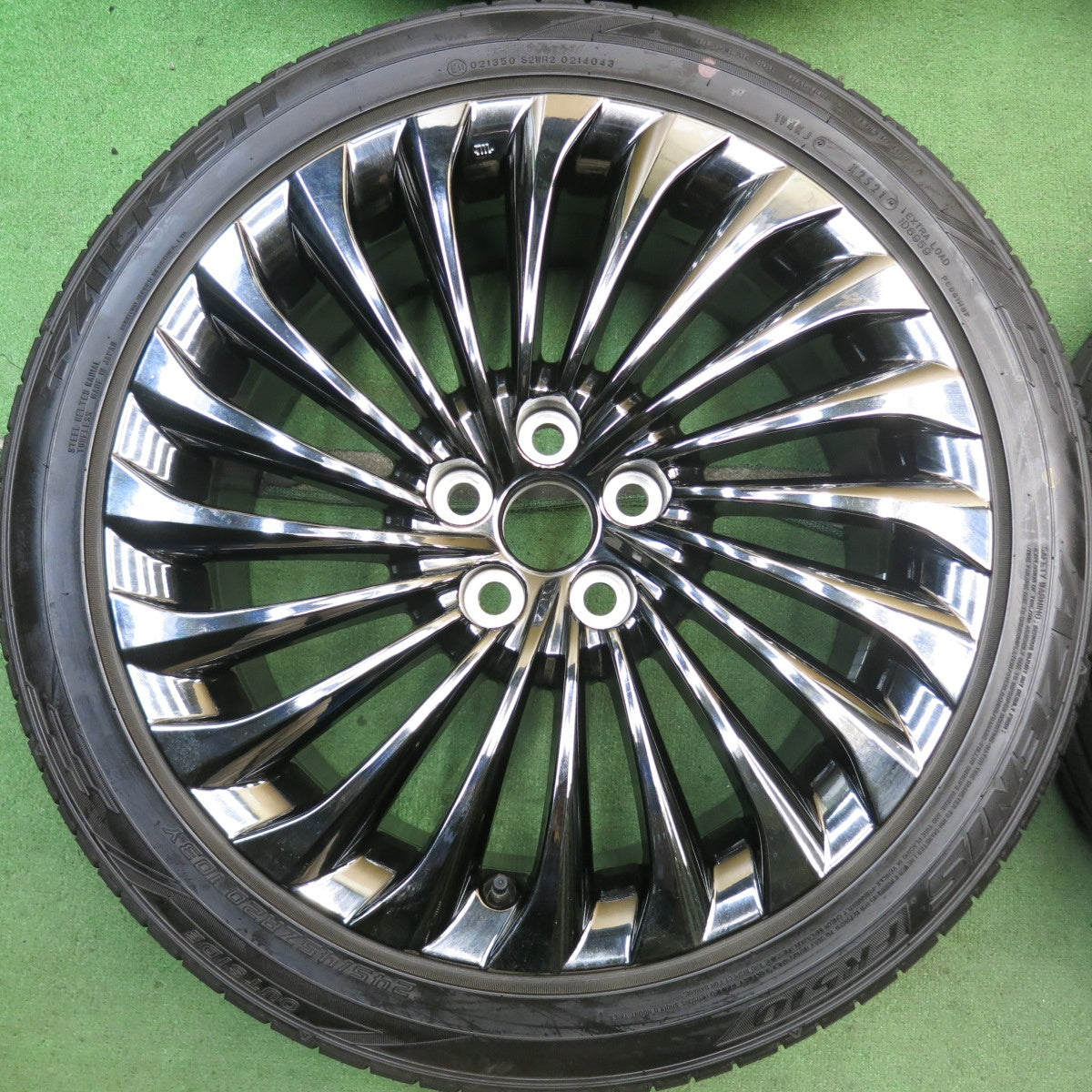 バリ溝！8.5分◎トヨタ MIRAI ミライ 純正 OP 245/45R20 ファルケン AZENIS FK510 20インチ PCD120/5H◎6082501HAノ