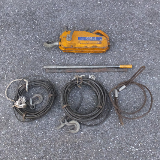 [送料無料] ★チルコーポレーション チルホール Tirfor パーフェクト TU-16　ワイヤーロープ　セット★