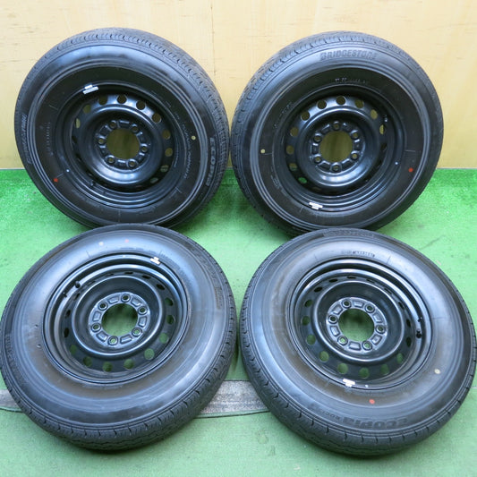 新車外し！23年★トヨタ ハイエース 純正 スチール 195/80R15 107/105N ブリヂストン エコピア RD613 15インチ PCD139.7/6H★5092107HAノ