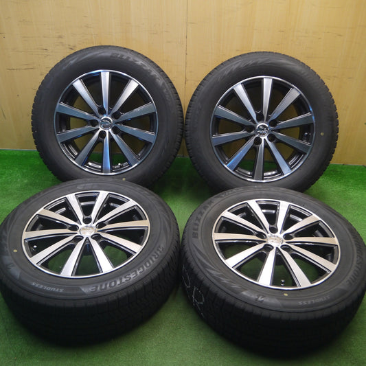 [送料無料] 4本価格★スタッドレス 225/60R17 ブリヂストン ブリザック VRX2 SMACK ENKEI スマック エンケイ 17インチ PCD114.3/5H★5021406Hス