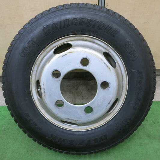 1本価格★トラック 195/75R15 109/107L スタッドレス ブリヂストン ブリザック W979 TOPY スチール 116.5-8TC 15インチ PCD203.2/5H★6011402ナス