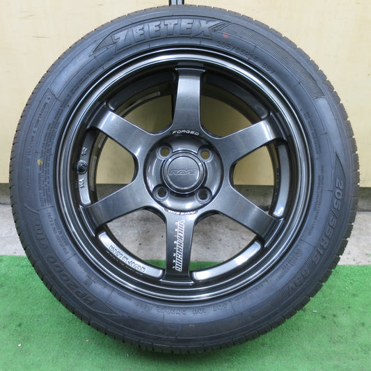 未使用！25年！1本★RAYS VOLK RACING TE37SONIC 205/55R15 ジーテックス HP2000 vfm 15インチ レイズ ボルクレーシング 15×6.5J PCD100/4H★6010508ナノ