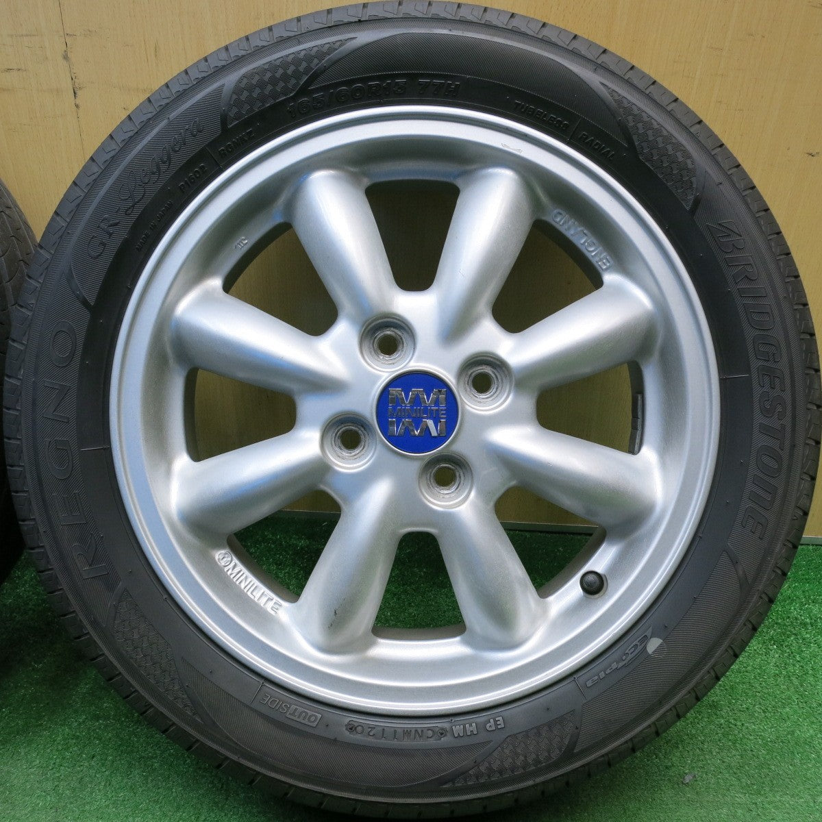 4本価格★ダイハツ 純正 MINILITE 165/60R15 ブリヂストン レグノ GR-Leggera ミニライト 15インチ PCD100/4H★6022608HAノ